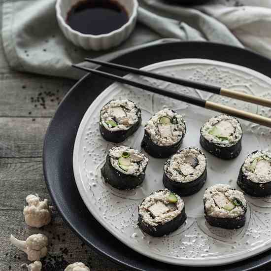 Low Carb Cauliflower Sushi