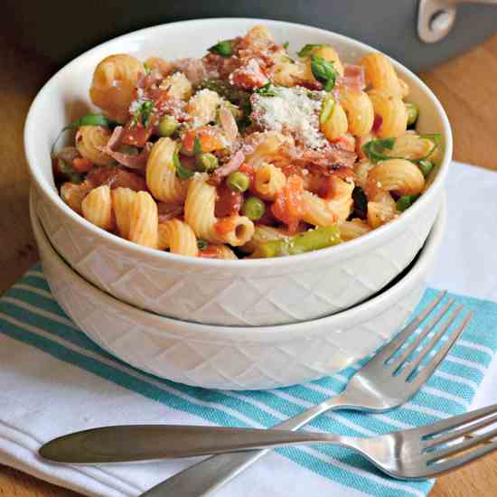 Asparagus Prosciutto Pasta