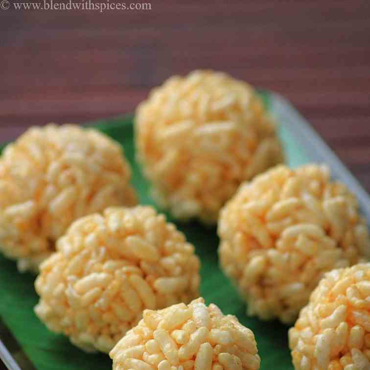 Puffed Rice Laddu