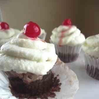 Brownie ice cream cupcakes