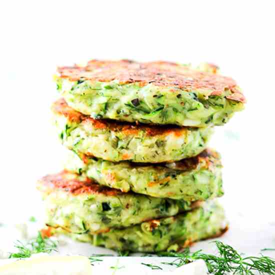 Greek-Style Zucchini Fritters