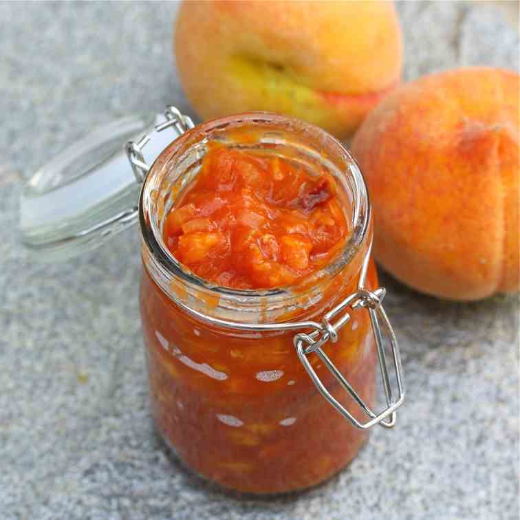 Chunky Peach BBQ  Sauce