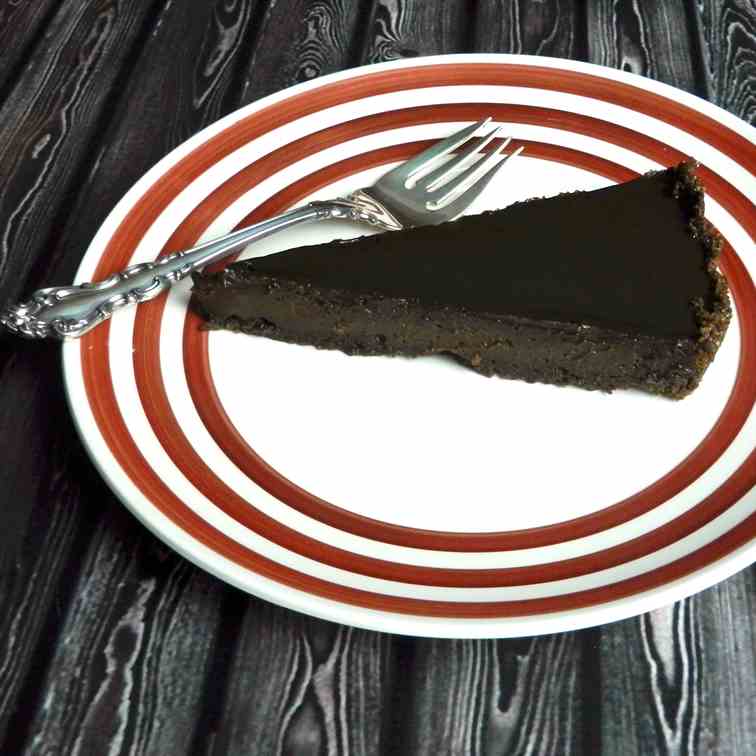 Chocolate Tart with Espresso Glaze