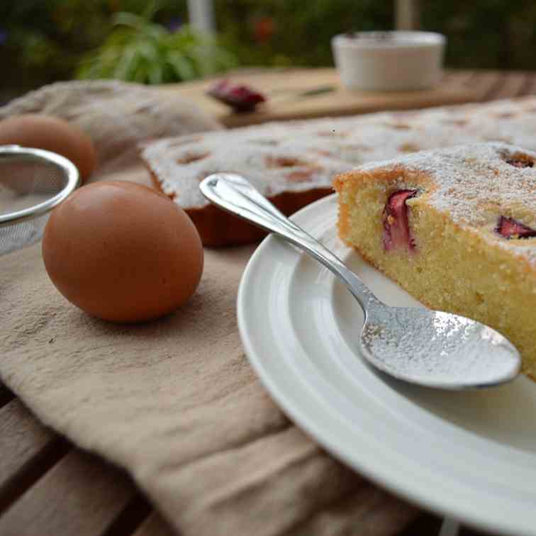 French white chocolate financier