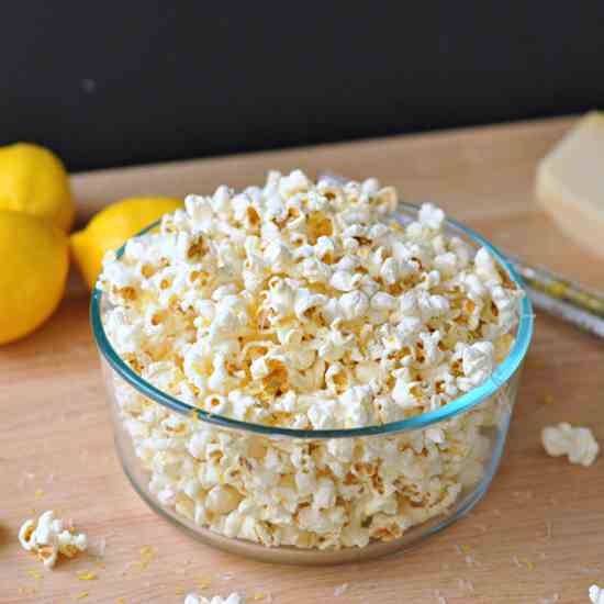 Lemon Parmesan Popcorn