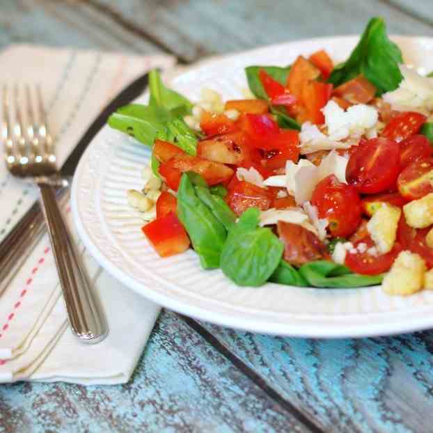 Spinach Salad with Chorizo