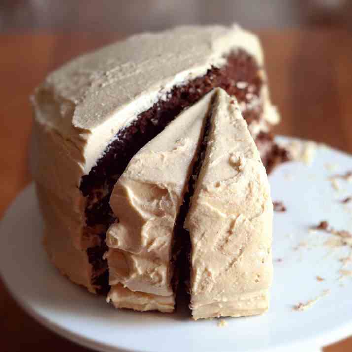 Chocolate Peanut Butter Cake