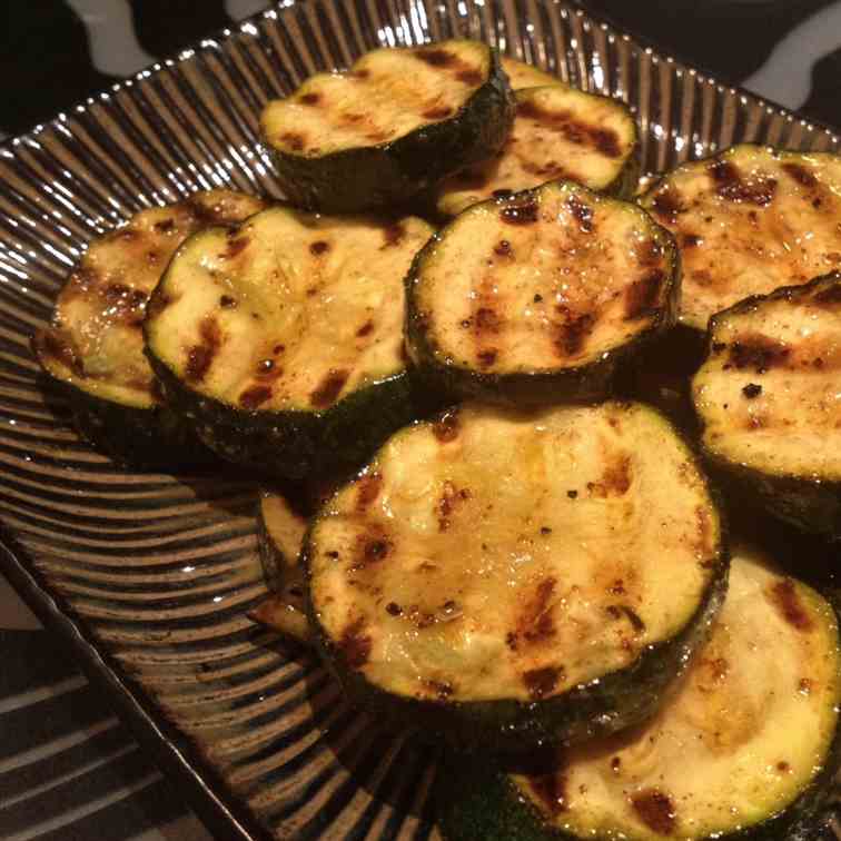 Grilled Lemon Pepper Zucchini