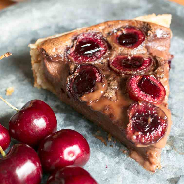 Nutella Cherry Tart