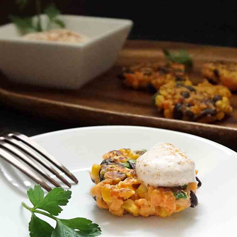 Sweet potato fritters