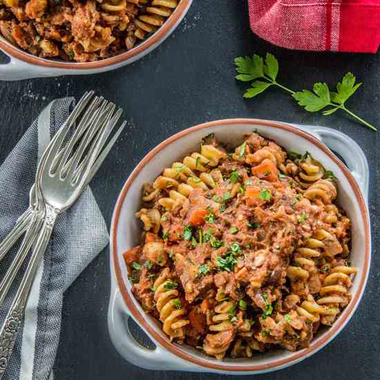 Meatless Chickpea Ragu