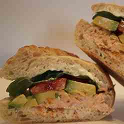 Grilled Salmon Sandwich