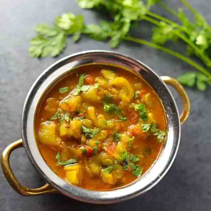 Turai Ridge Gourd Curry