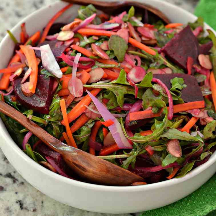 Beet Salad with Honey Mustard Vinaigrette