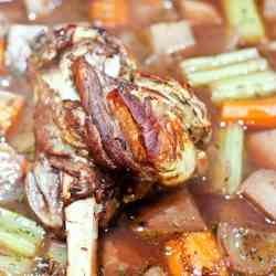 Braised Lamb Shanks with Root Vegetables