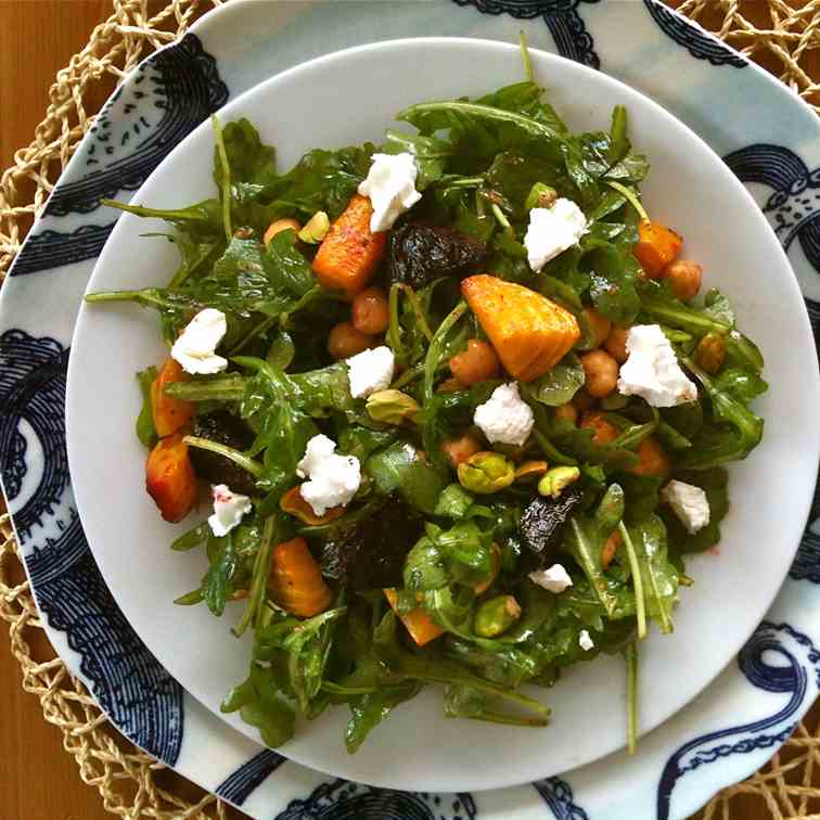 Roasted Beet and Arugula Salad