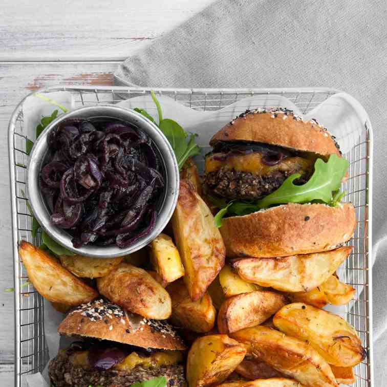 The Best Vegan Mushroom Burger