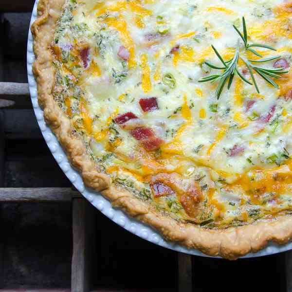 loaded baked potato quiche