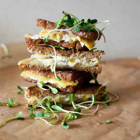 Leek Grilled Cheese