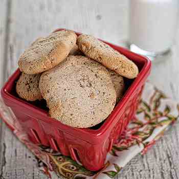 Macadamia, Cranberry and Nut Butter Cookie