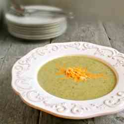Creamy Broccoli and Cheddar Soup