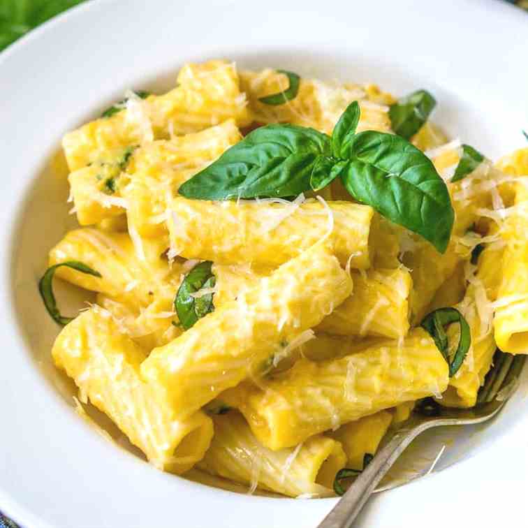 Butternut Squash Alfredo Pasta