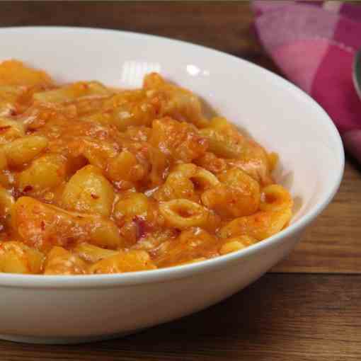 Pasta with Nduja and Potatoes