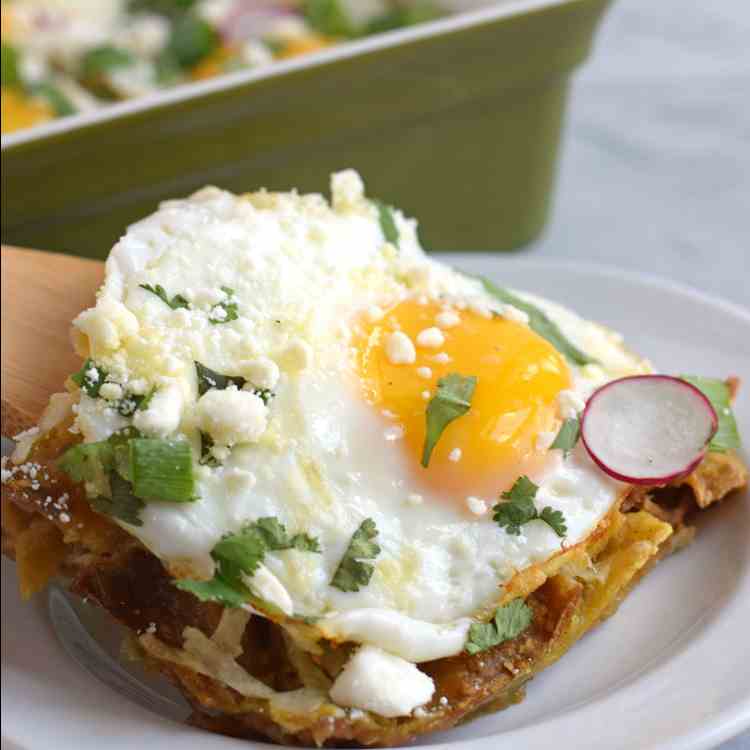 Mexican Salsa Verde Chilaquiles