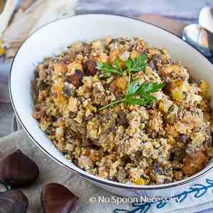 Roasted Chestnut & Sausage Stuffing