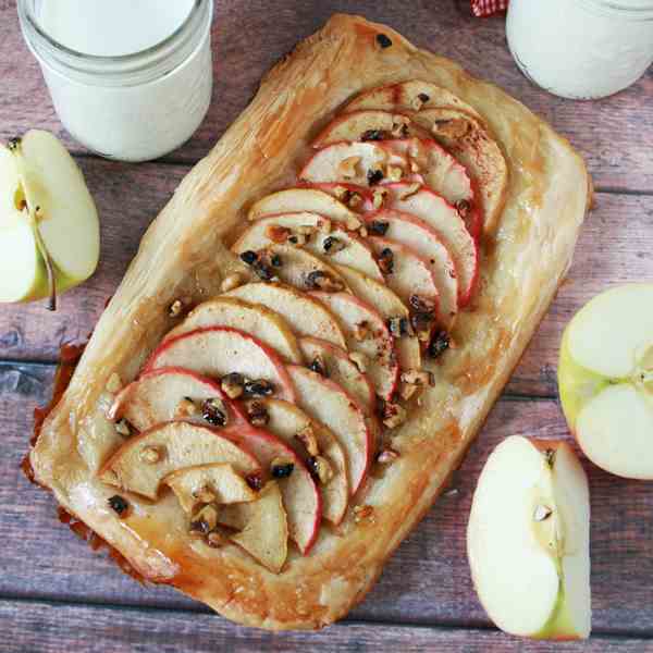 Maple Walnut Apple Tart