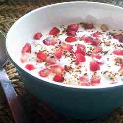 Pomegranate Raita