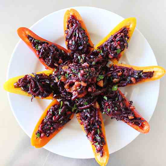 Beet Caviar with Walnuts