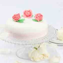 Ribbon and Rose, Fondant and Marzipan