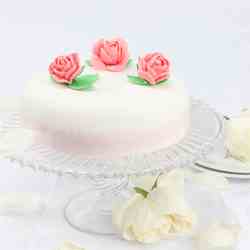 Ribbon and Rose, Fondant and Marzipan 