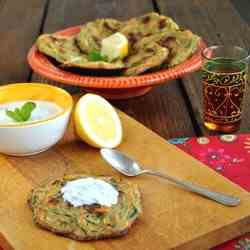 Spring vegetable fritters