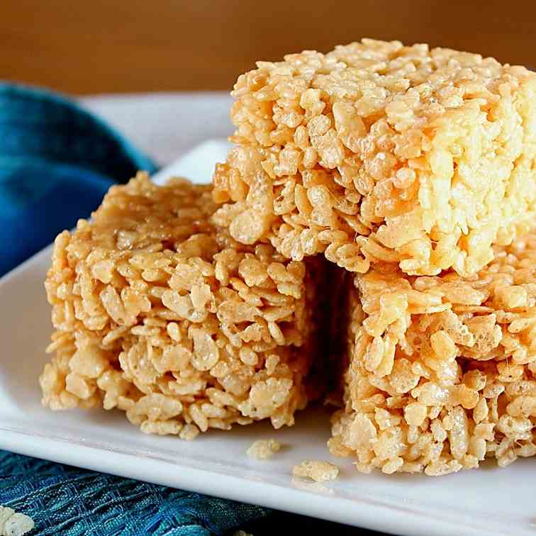 Brown Butter Rice Krispie Bars