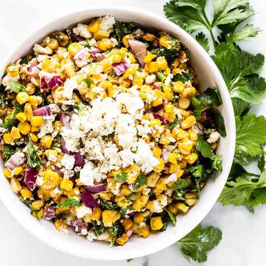 Mexican Street Corn Salad (Esquites)