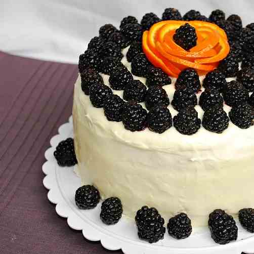 Blackberry Daiquiri Cake