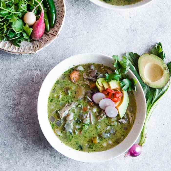 Pozole Verde with Chicken