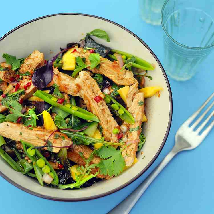 Thai turkey salad