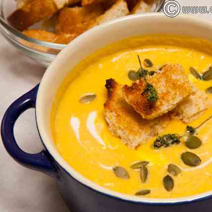 Pumpkin cream soup