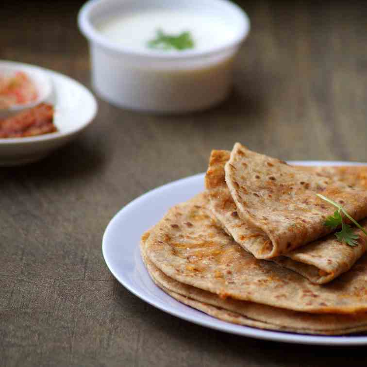 Carrot Paratha Recipe