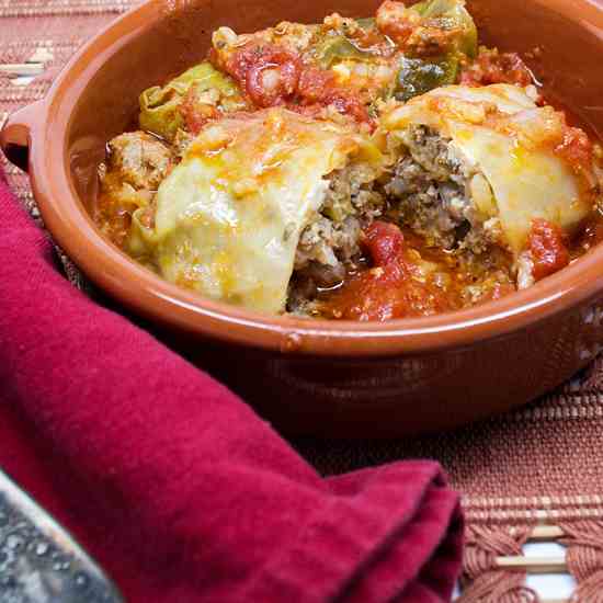 Lamb and Feta Cabbage Rolls