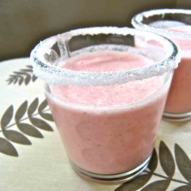 Strawberry & Cream Margaritas