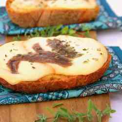Scamorza and Anchovy Crostini