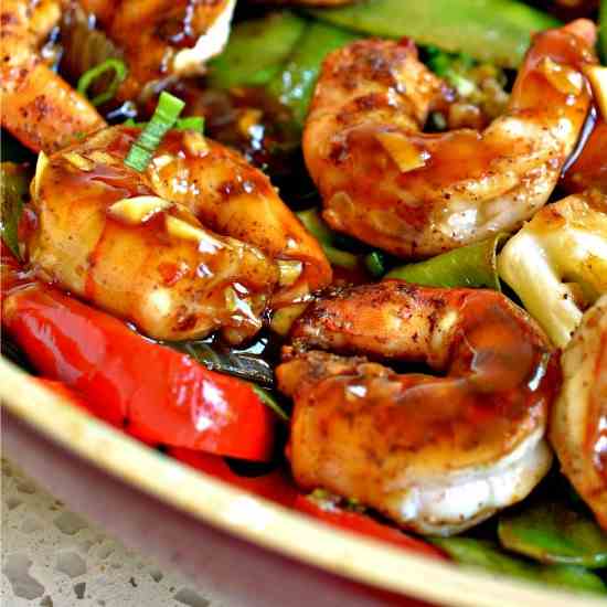 Garlic Shrimp Stir Fry