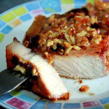 Pork Chops with Garlic