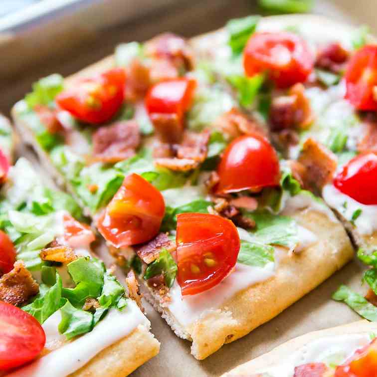 BLT Ranch Flatbread Pizza