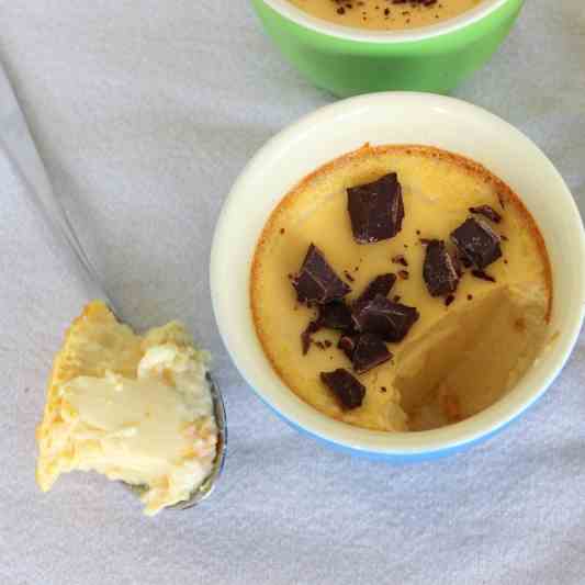 Orange Custard Cups