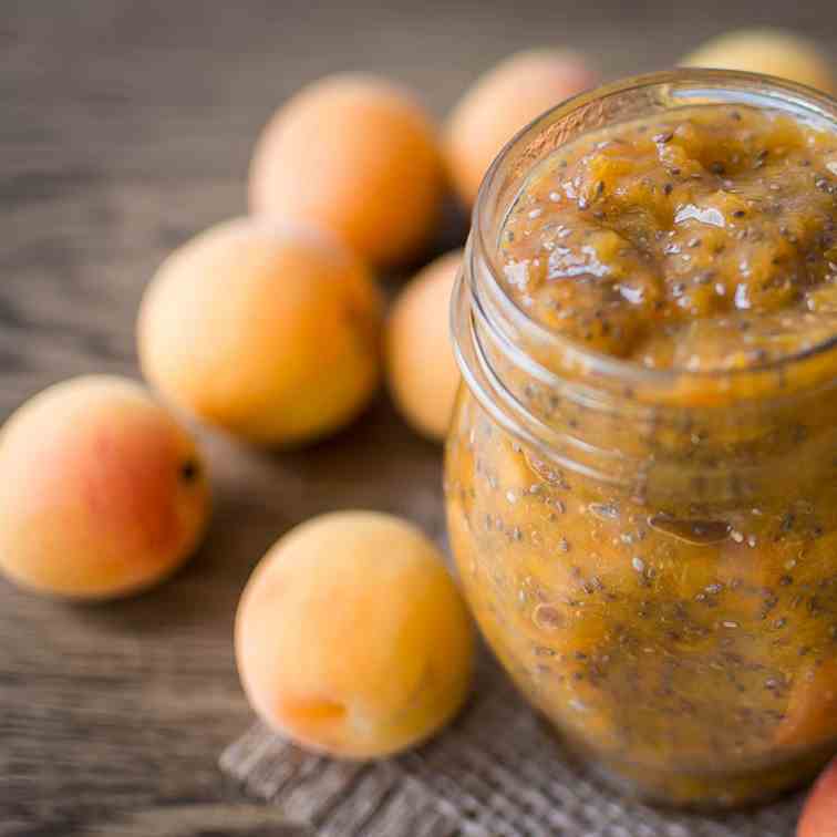 Raw Apricot Chia Jam